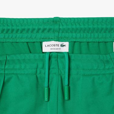  Erkek Regular Fit Çizgili Yeşil Eşofman Altı