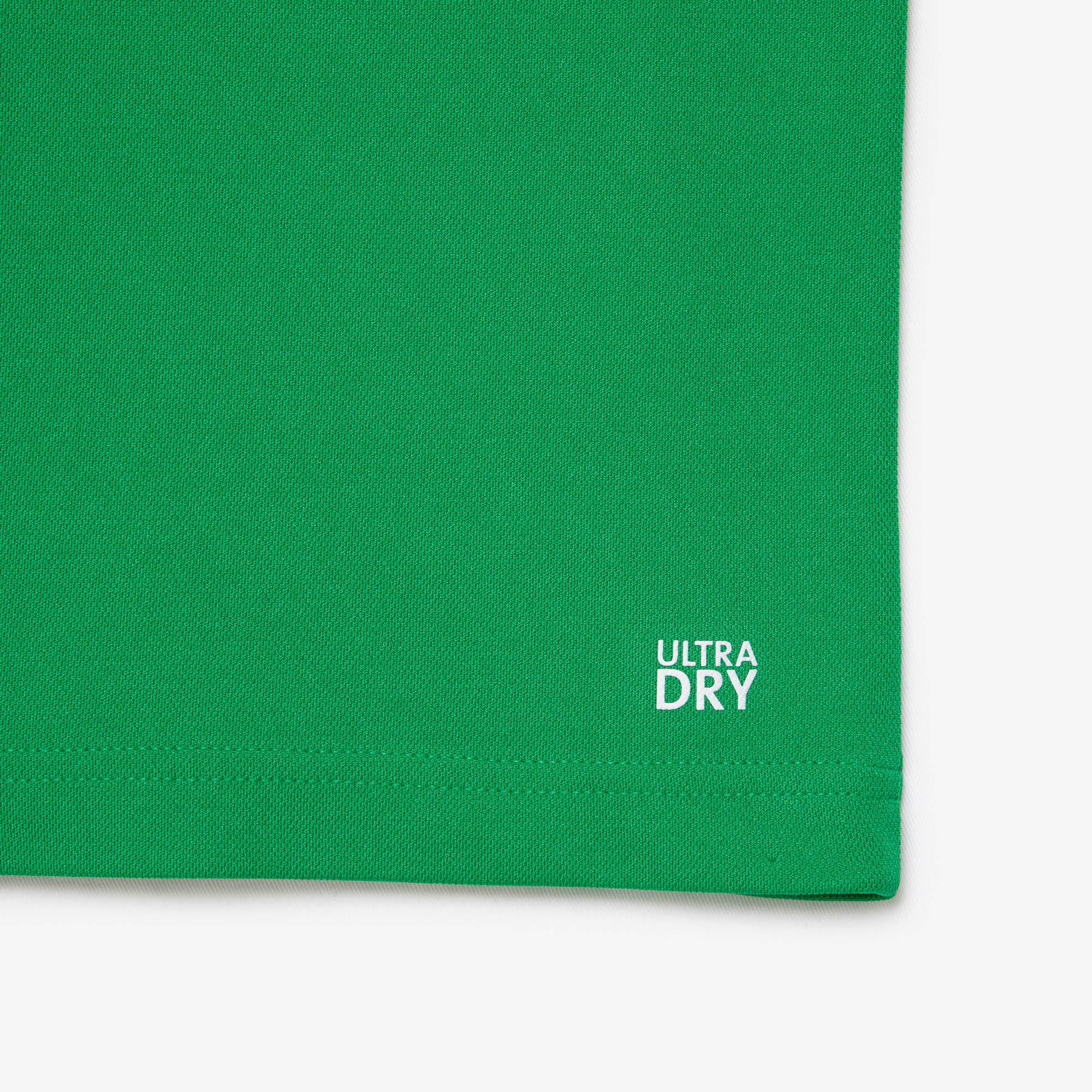 Erkek Regular Fit Baskılı Yeşil Polo