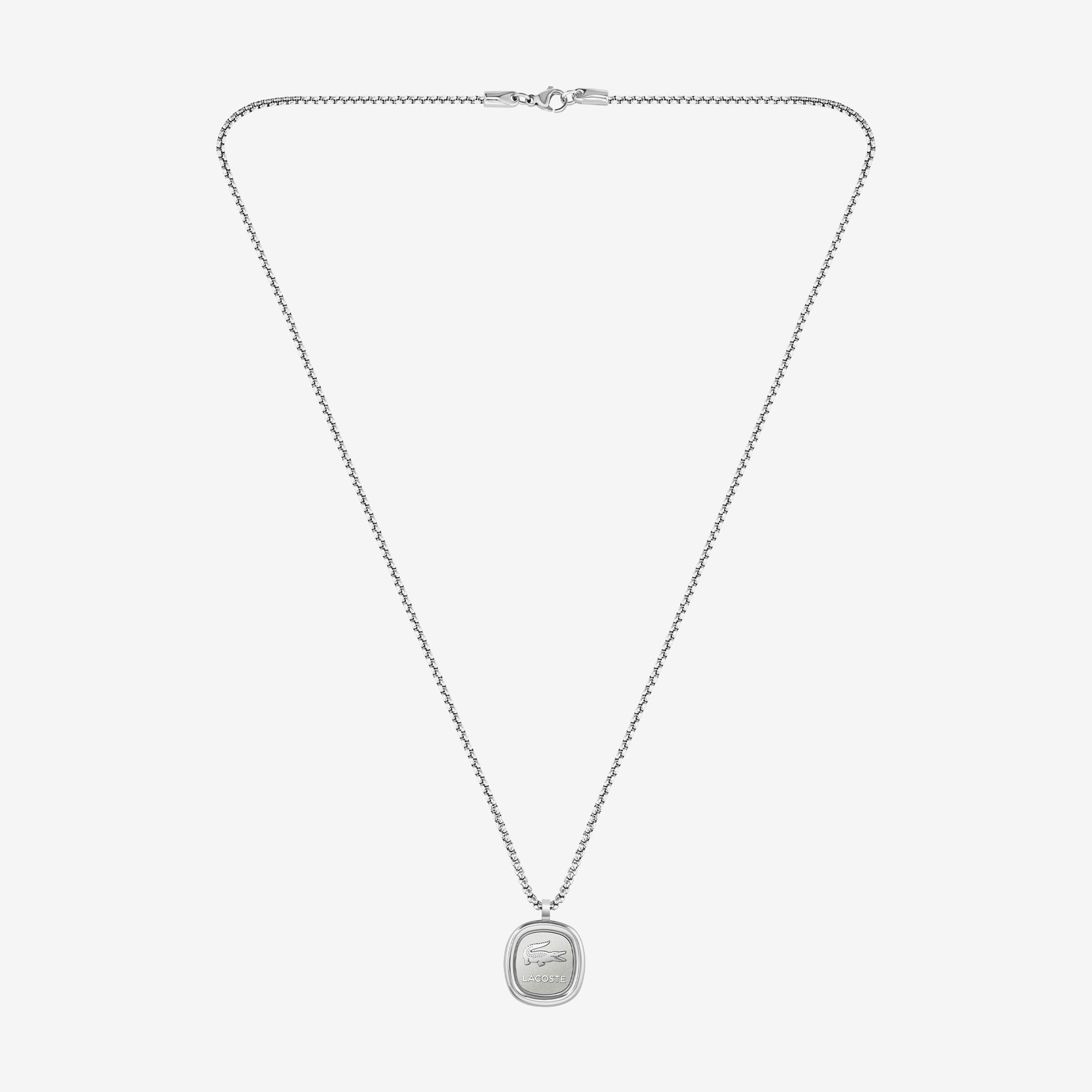  Lacoste Unisex Gri Kolye