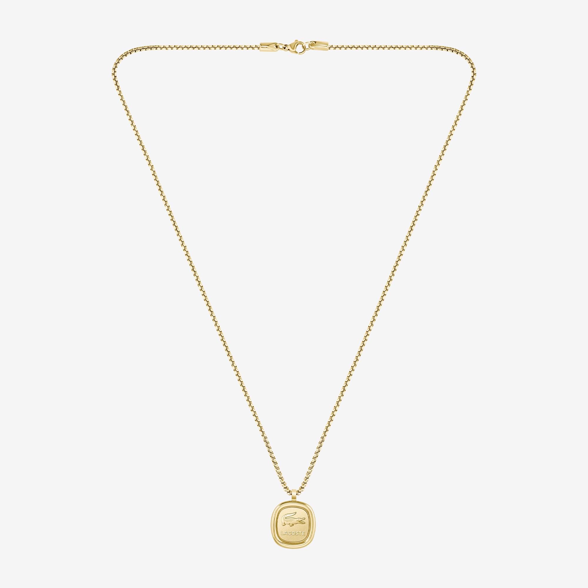 Lacoste Unisex Sarı Kolye