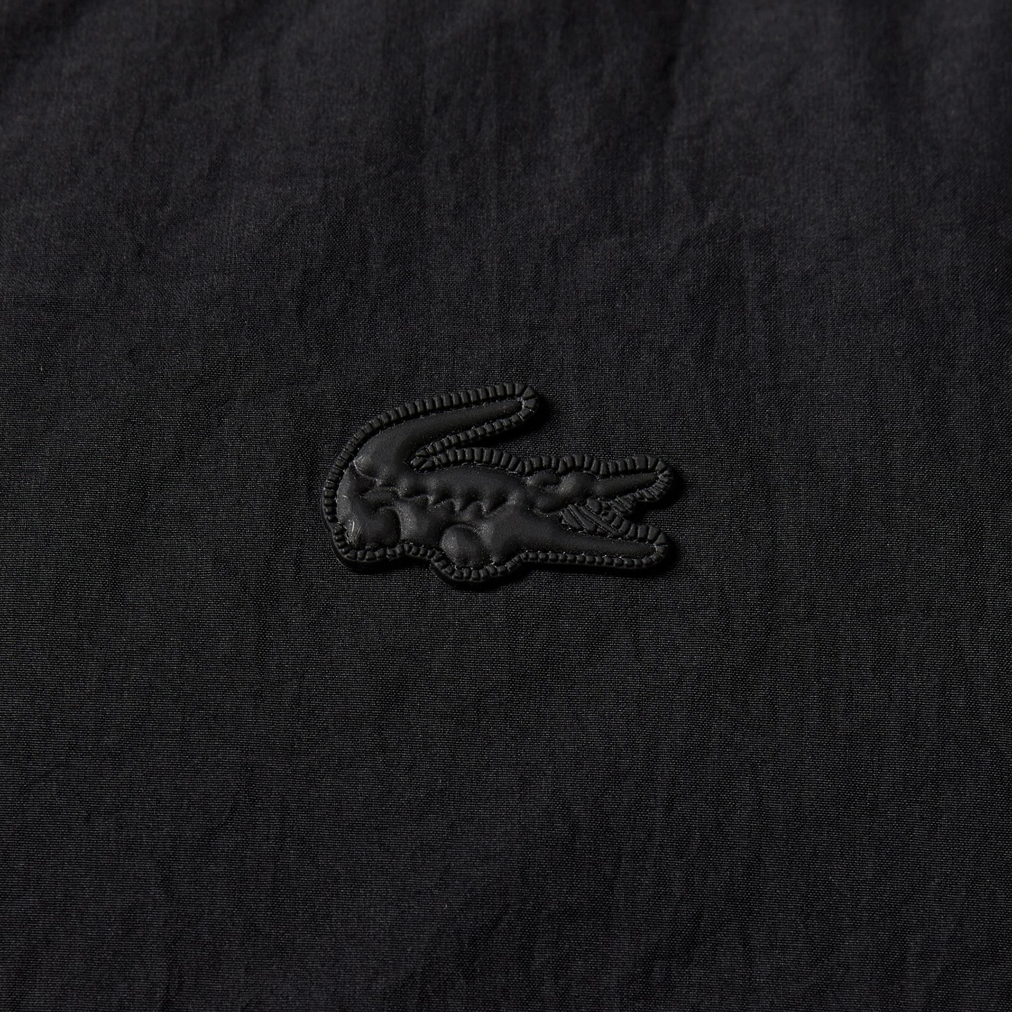 Kadın Relaxed Fit Dik Yaka Siyah Mont