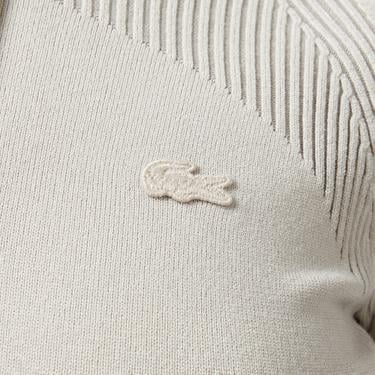  Kadın Slim Fit Uzun Kollu Yarım Fermuarlı Gri Elbise