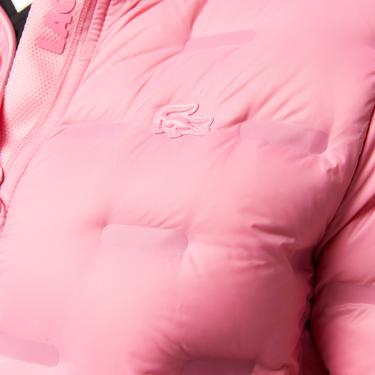  Kadın Regular Fit Kapüşonlu Kapitone Pembe Mont