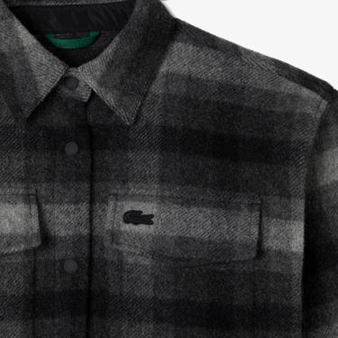  Kadın Relaxed Fit Gömlek Yaka Siyah Ceket