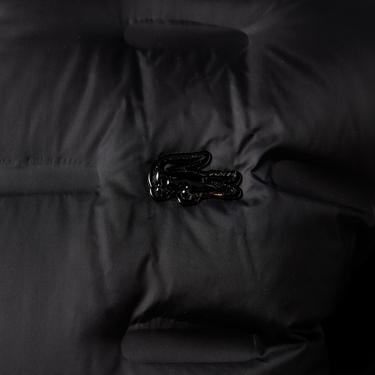  Lacoste Kadın Regular Fit Kapüşonlu Kapitone Siyah Mont