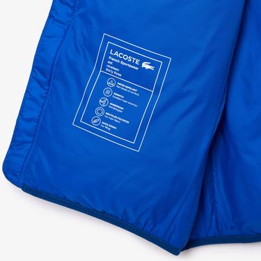  Erkek Kapüşonlu Mavi Şişme Yelek