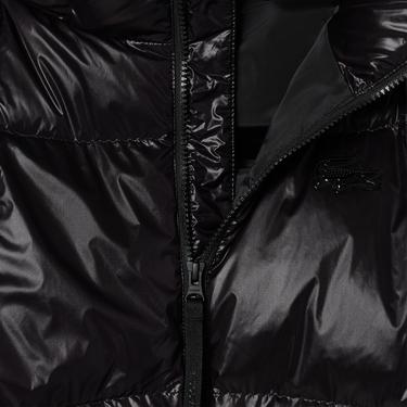  Lacoste Erkek Relaxed Fit Kapüşonlu Siyah Mont