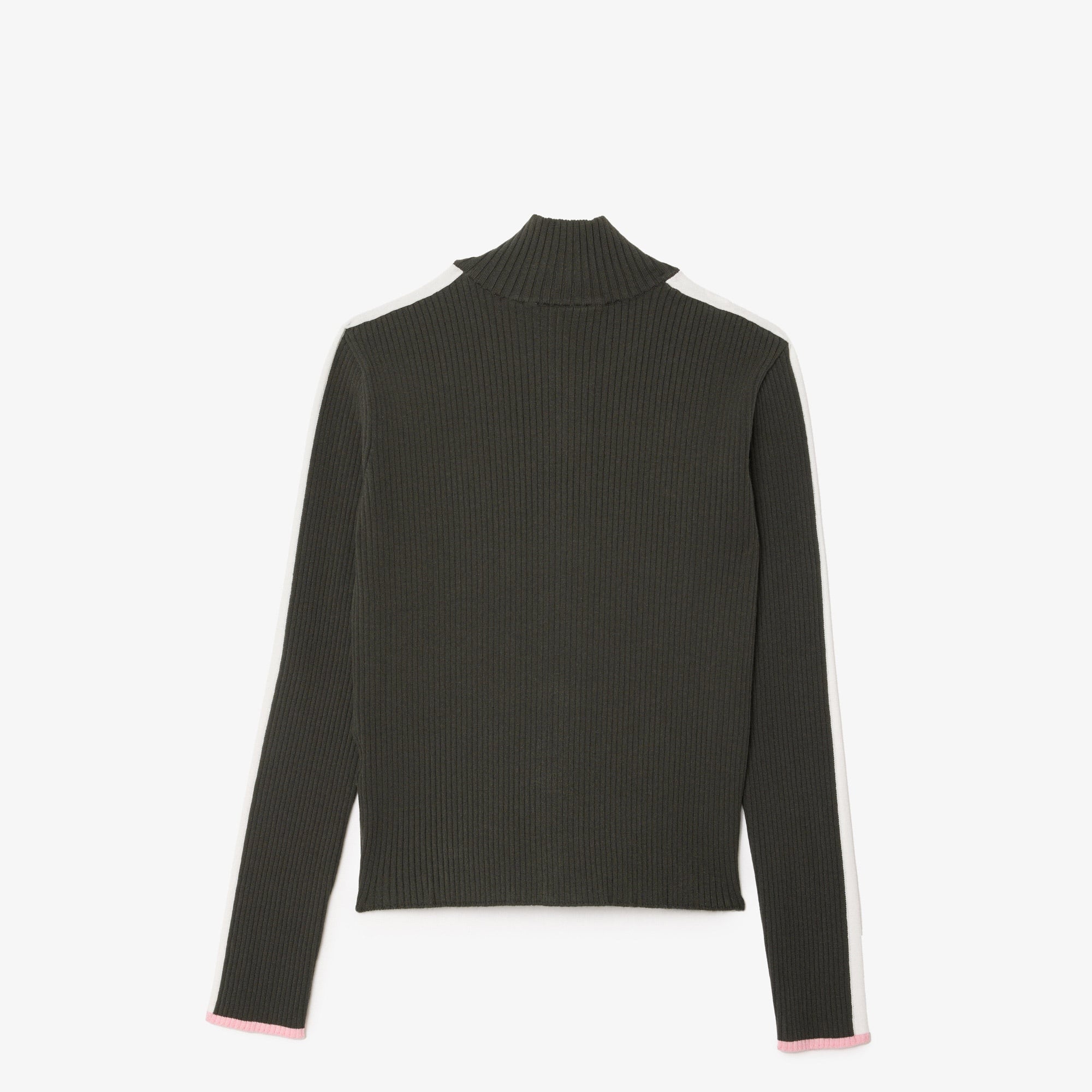 Kız Çocuk Renk Bloklu Haki Hırka