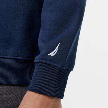  Nautica Erkek Lacivert Regular Fit Sweatshirt