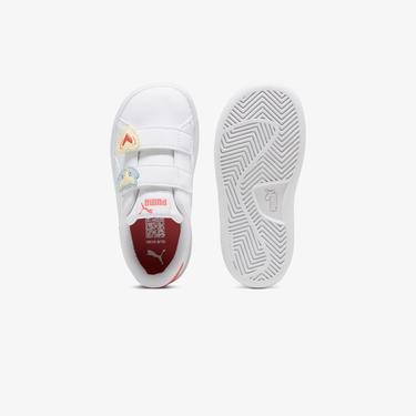  Puma Smash 3.0 Badges Bebek Beyaz Spor Ayakkabı