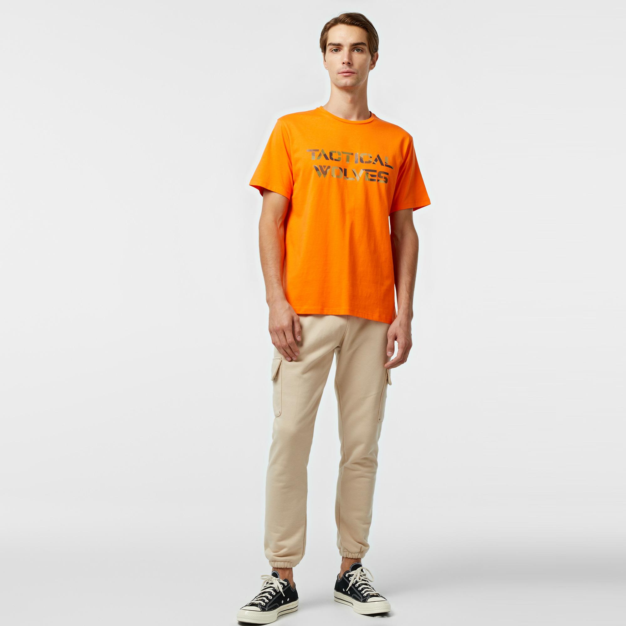 Tactical Wolves Classical Erkek Siyah Günlük T-Shirt