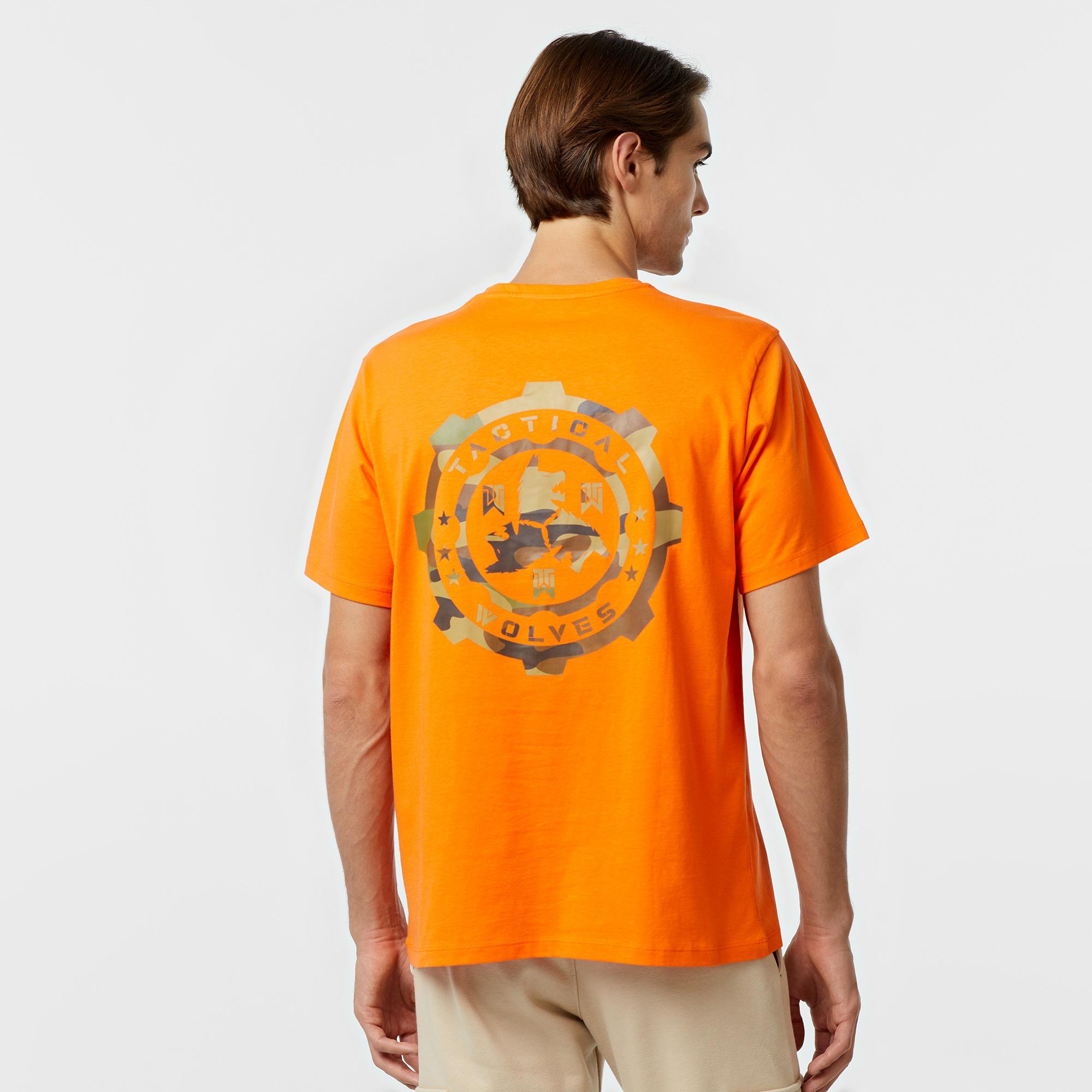 Tactical Wolves Classical Erkek Siyah Günlük T-Shirt