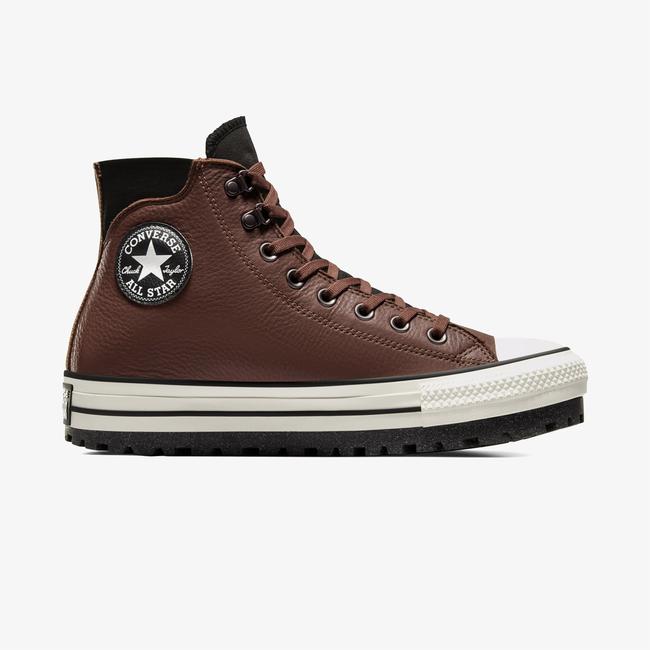  Converse Chuck Taylor All Star City Trek Unisex Kahverengi Deri Bot