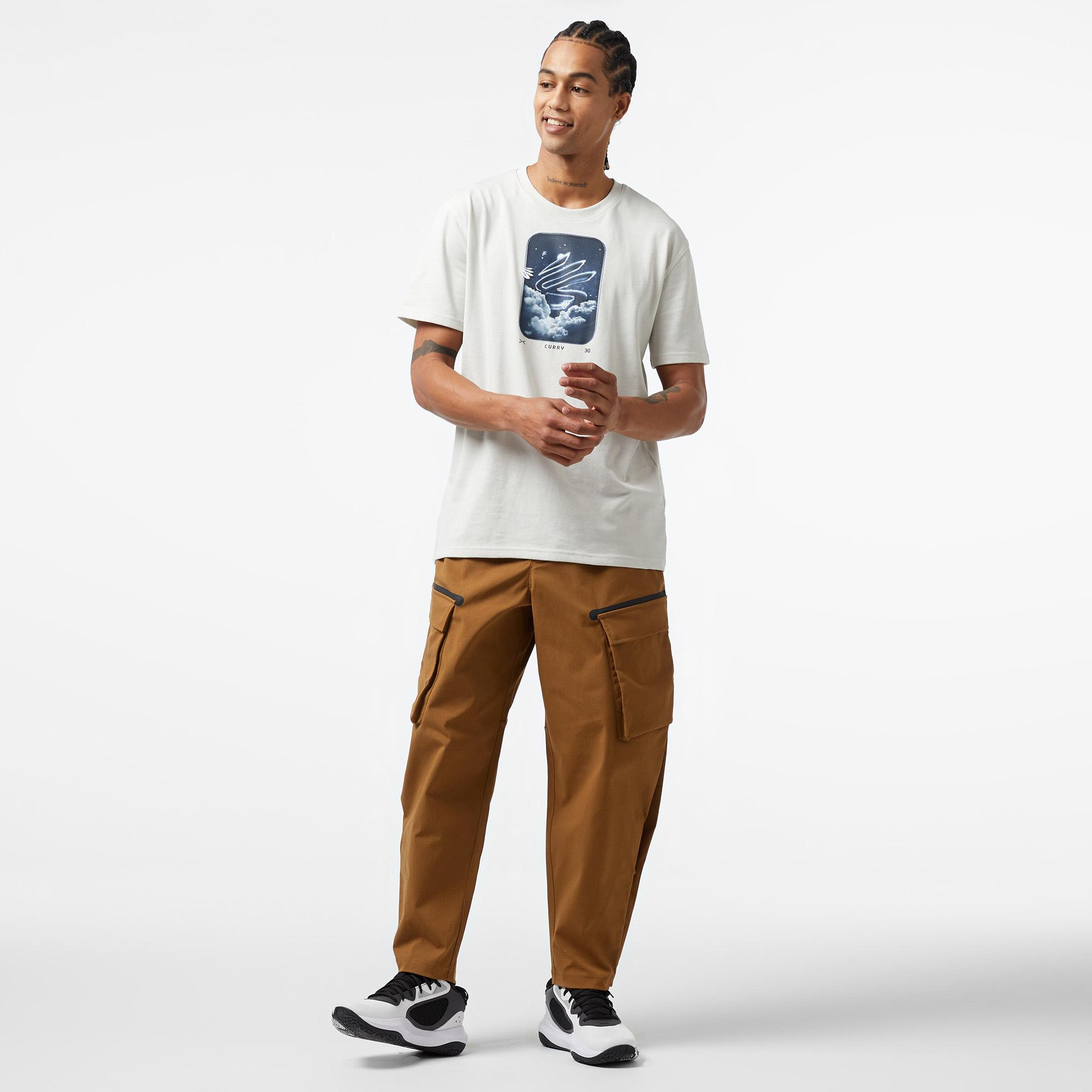 Under Armour Unstoppable Utility Cargo Erkek Kahverengi Eşofman Altı