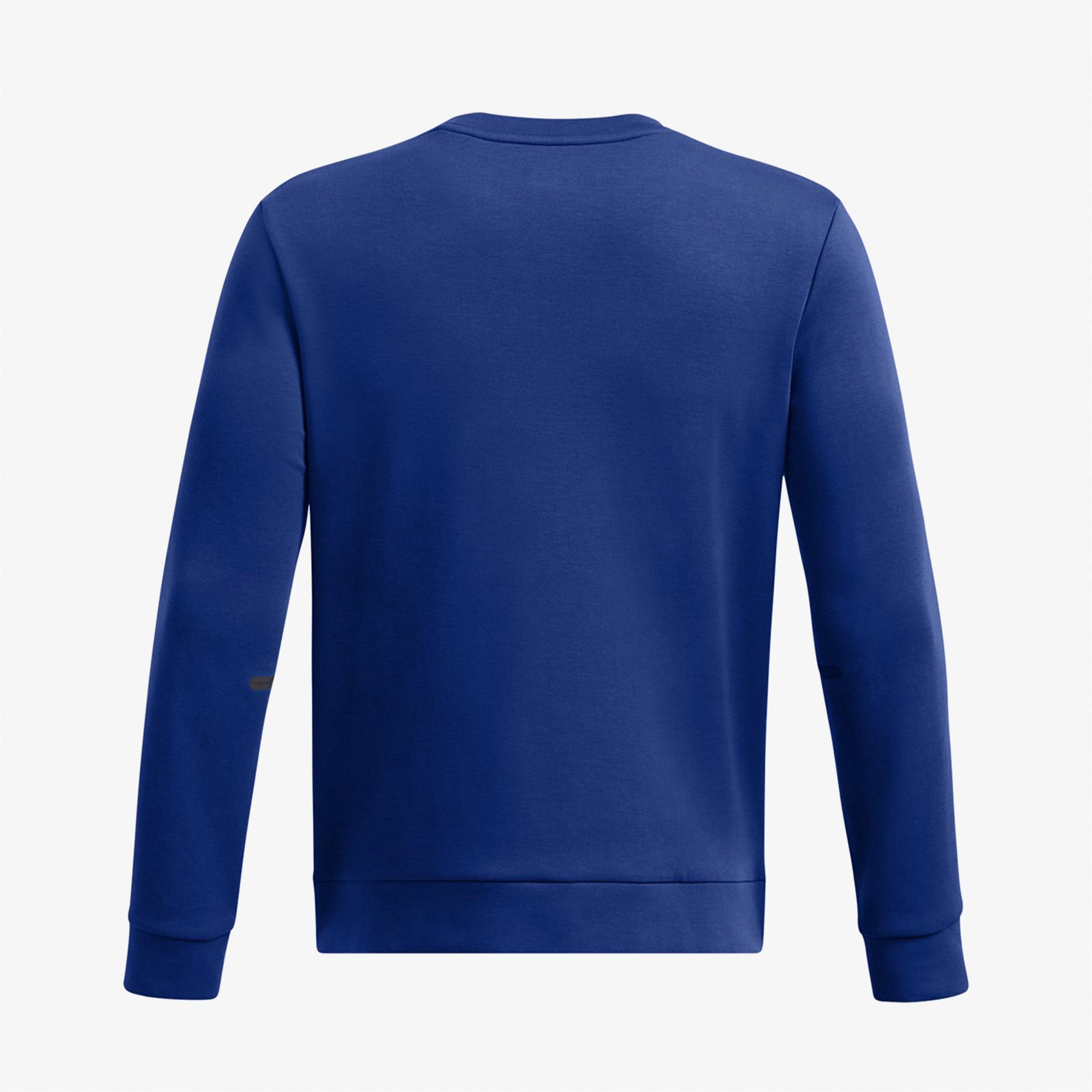Under Armour Unstoppable Flc Crew Eu Erkek Mavi Sweatshirt