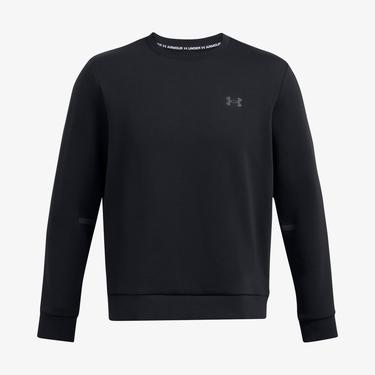  Under Armour Unstoppable Flc Crew Eu Erkek Siyah Sweatshirt