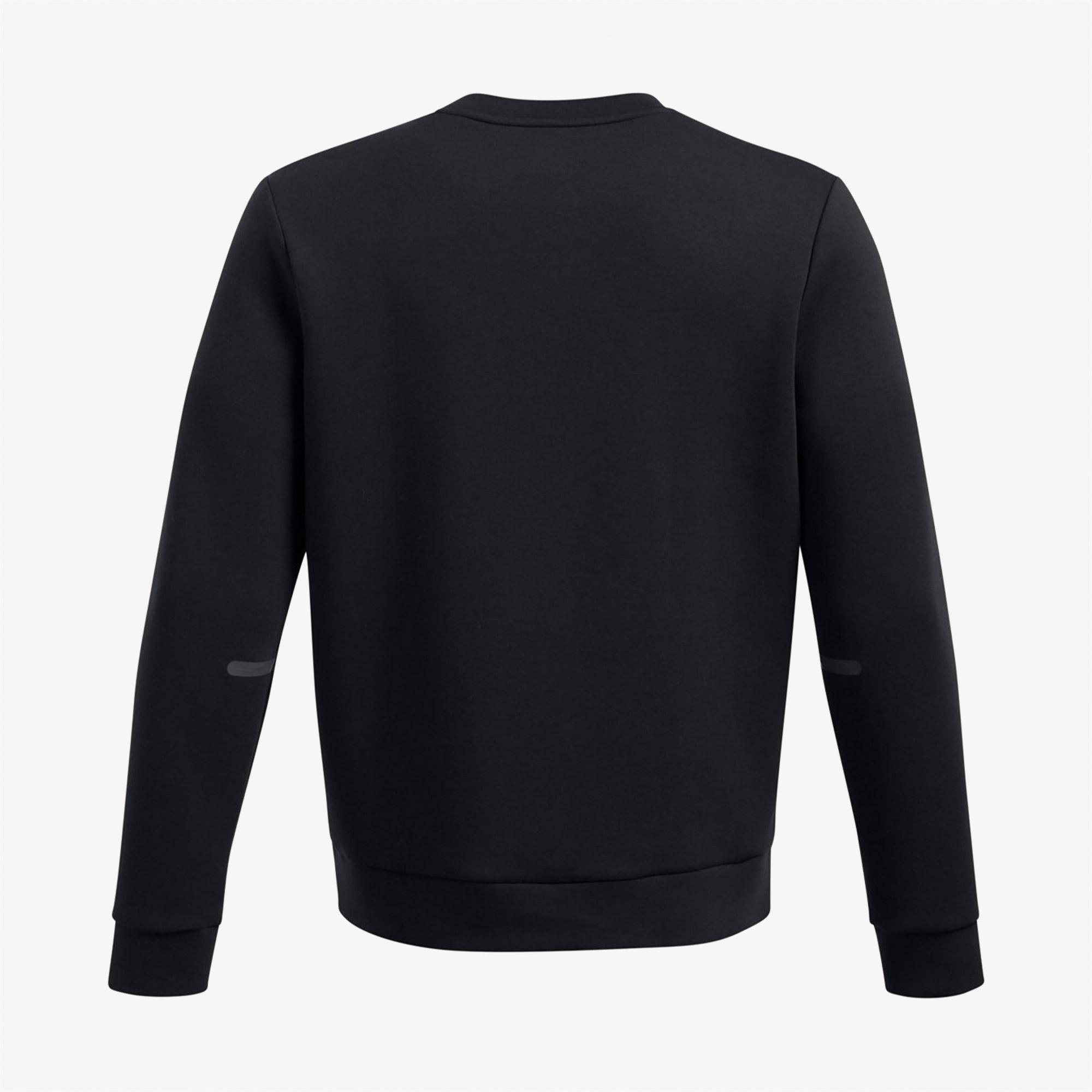 Under Armour Unstoppable Flc Crew Eu Erkek Siyah Sweatshirt