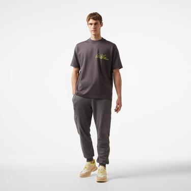  Lacoste x House of SuperStep Erkek Siyah Eşofman Altı