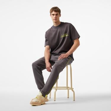  Lacoste x House of SuperStep Erkek Siyah Eşofman Altı