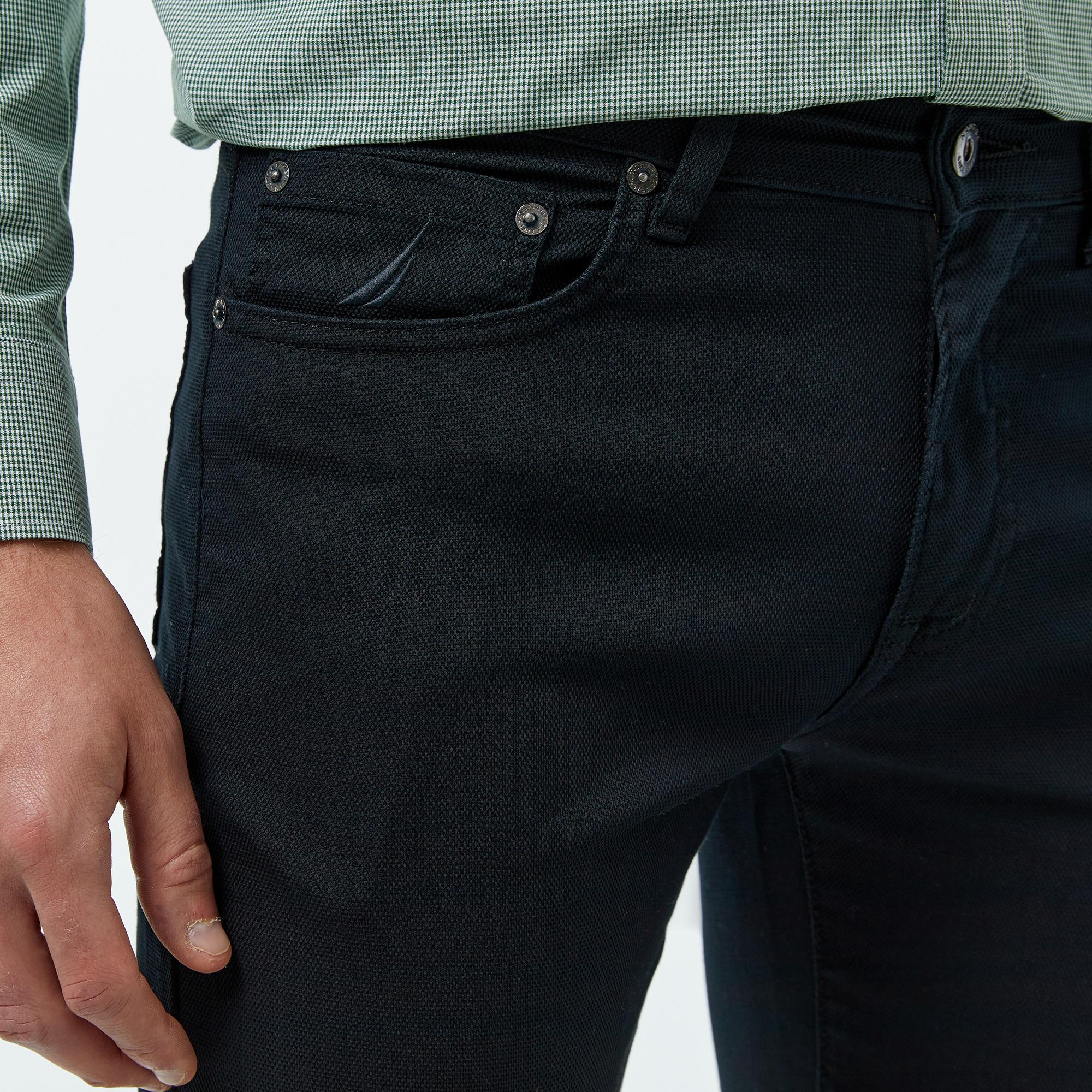 Nautica Erkek Siyah Slim Fit Pantolon