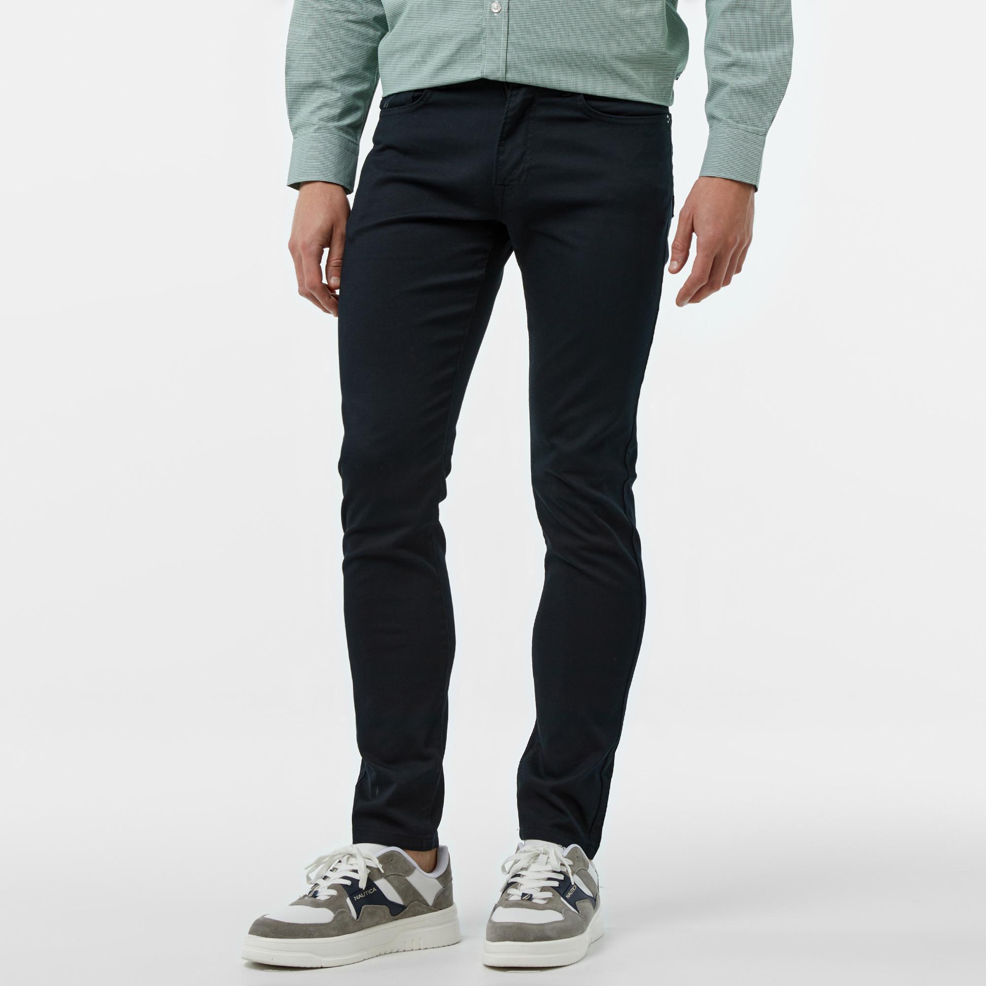 Nautica Erkek Siyah Slim Fit Pantolon