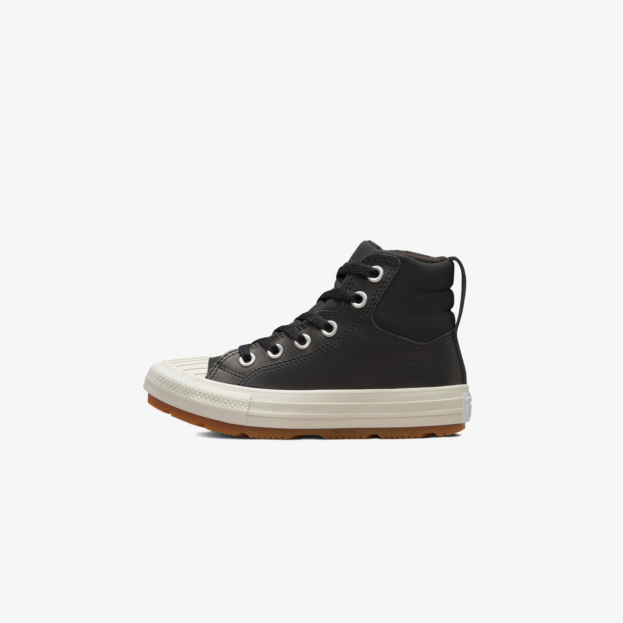 Converse Chuck Taylor All Star Berkshire Çocuk Siyah Deri Bot - Görsel 3
