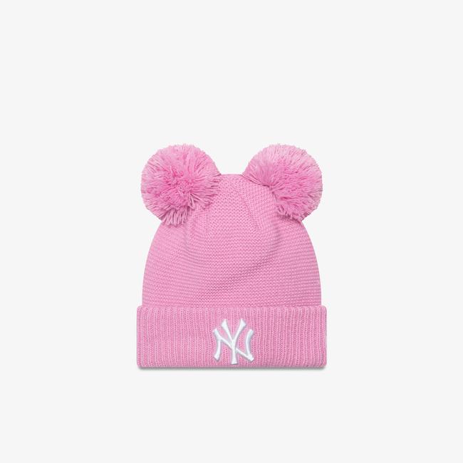 New Era Child Double Pom Neyyan Fpk Çocuk Pembe Bere