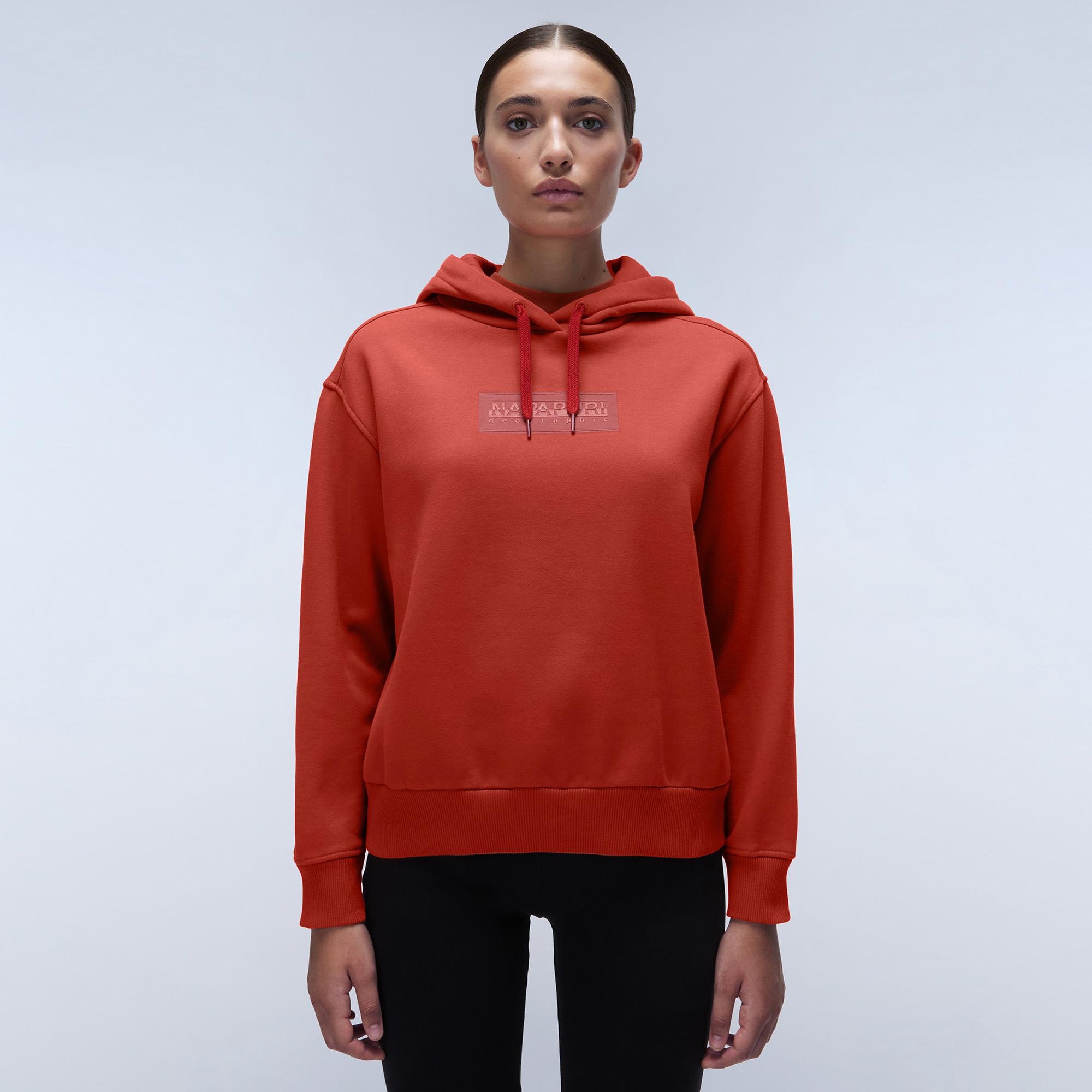 Napapijri B-Box Logo H W Kadın Kırmızı Sweatshirt