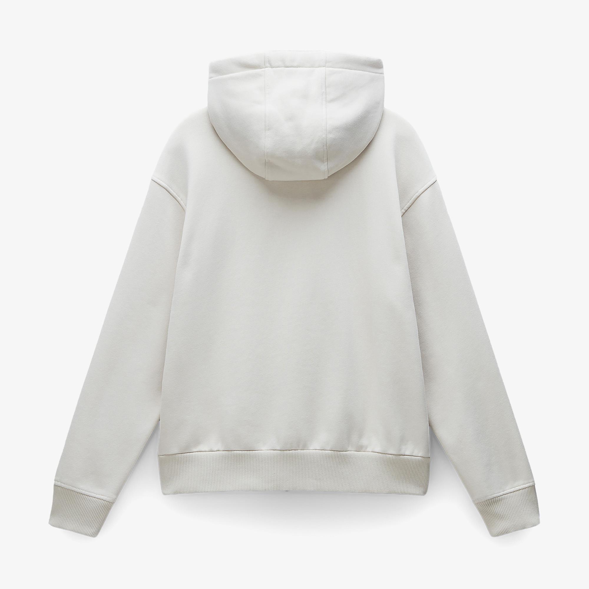 Napapijri Box Logo Kadın Bej Sweatshirt