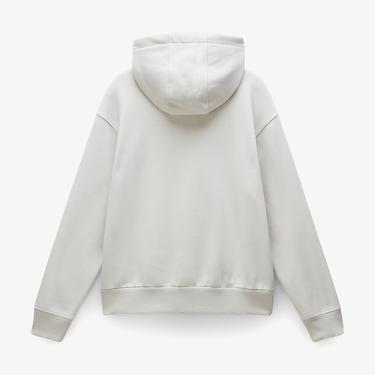  Napapijri Box Logo Kadın Bej Sweatshirt