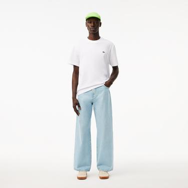  Erkek Classic Fit Bisiklet Yaka Beyaz T-Shirt