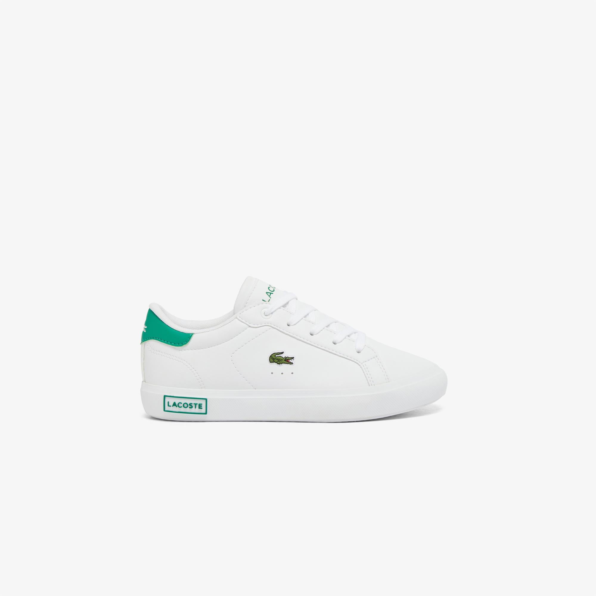 Lacoste Powercourt Çocuk Beyaz Sneaker