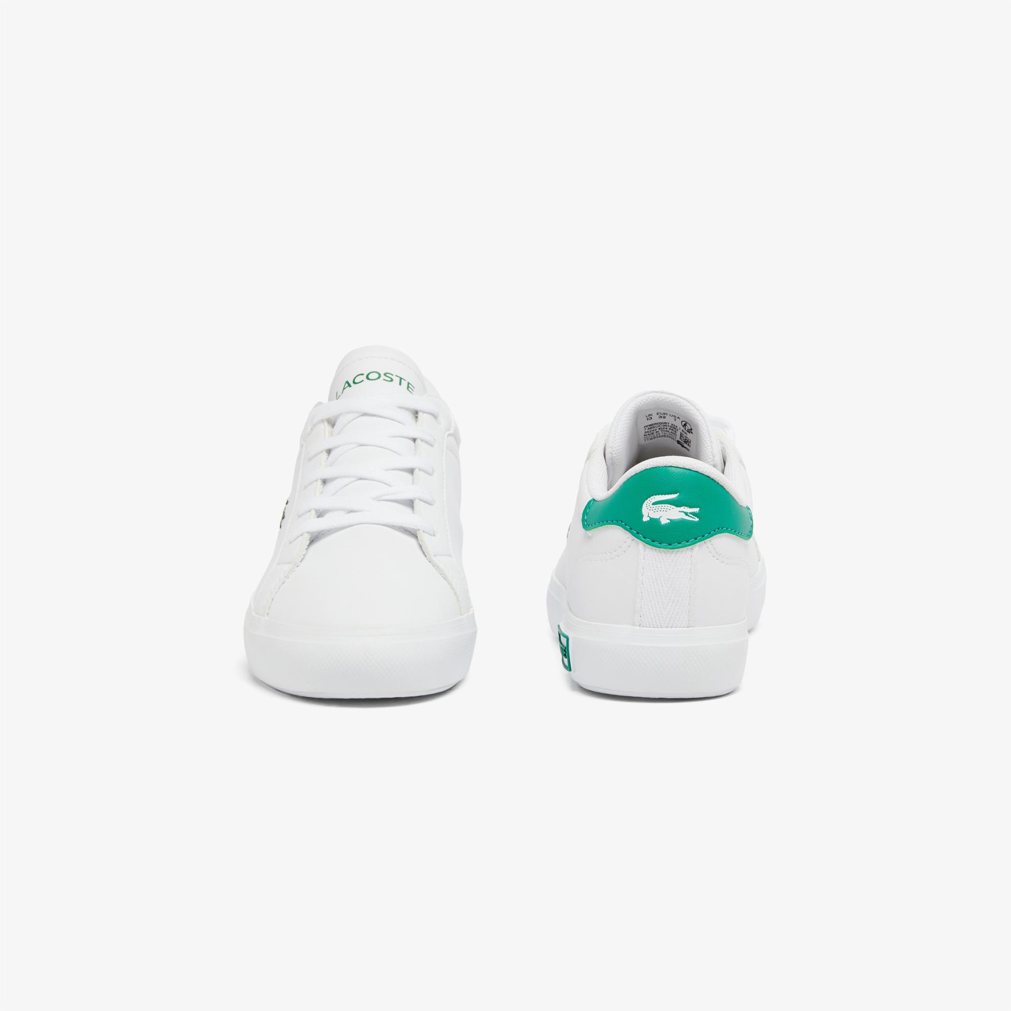 Lacoste Powercourt Çocuk Beyaz Sneaker