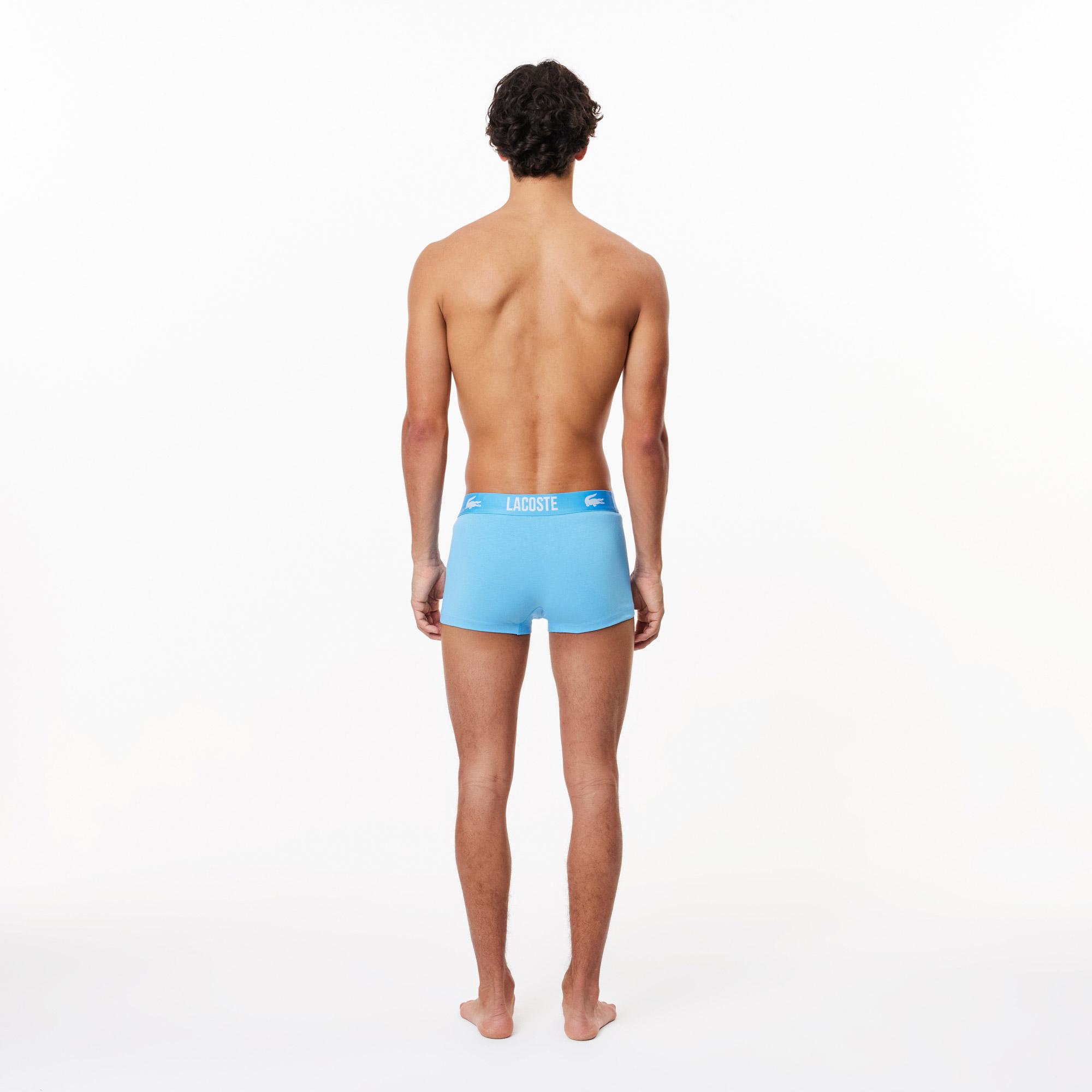 Lacoste Erkek 3'lü Renkli Boxer