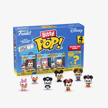  Funko Bitty Pop: Disney 4'lü Paket Renkli Figür - Seri 3