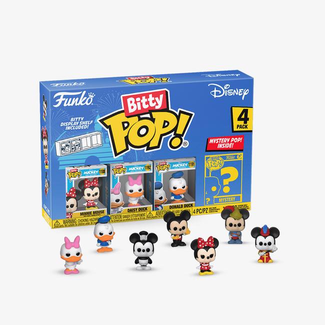  Funko Bitty Pop: Disney 4'lü Paket Renkli Figür - Seri 3