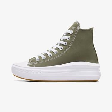  Converse Chuck Taylor All Star Move Platform Kadın Haki Sneaker