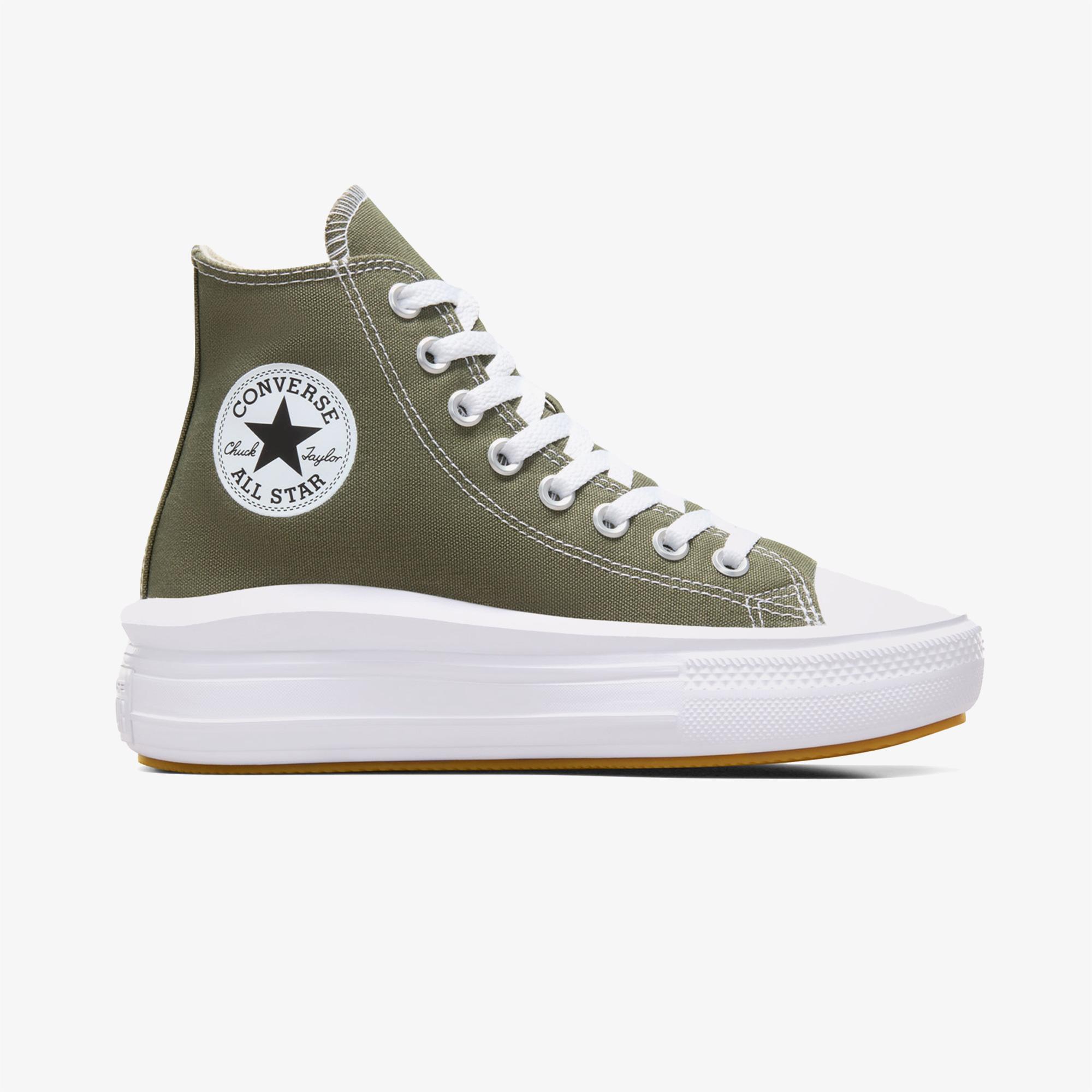 Converse Chuck Taylor All Star Move Platform Kadın Haki Sneaker