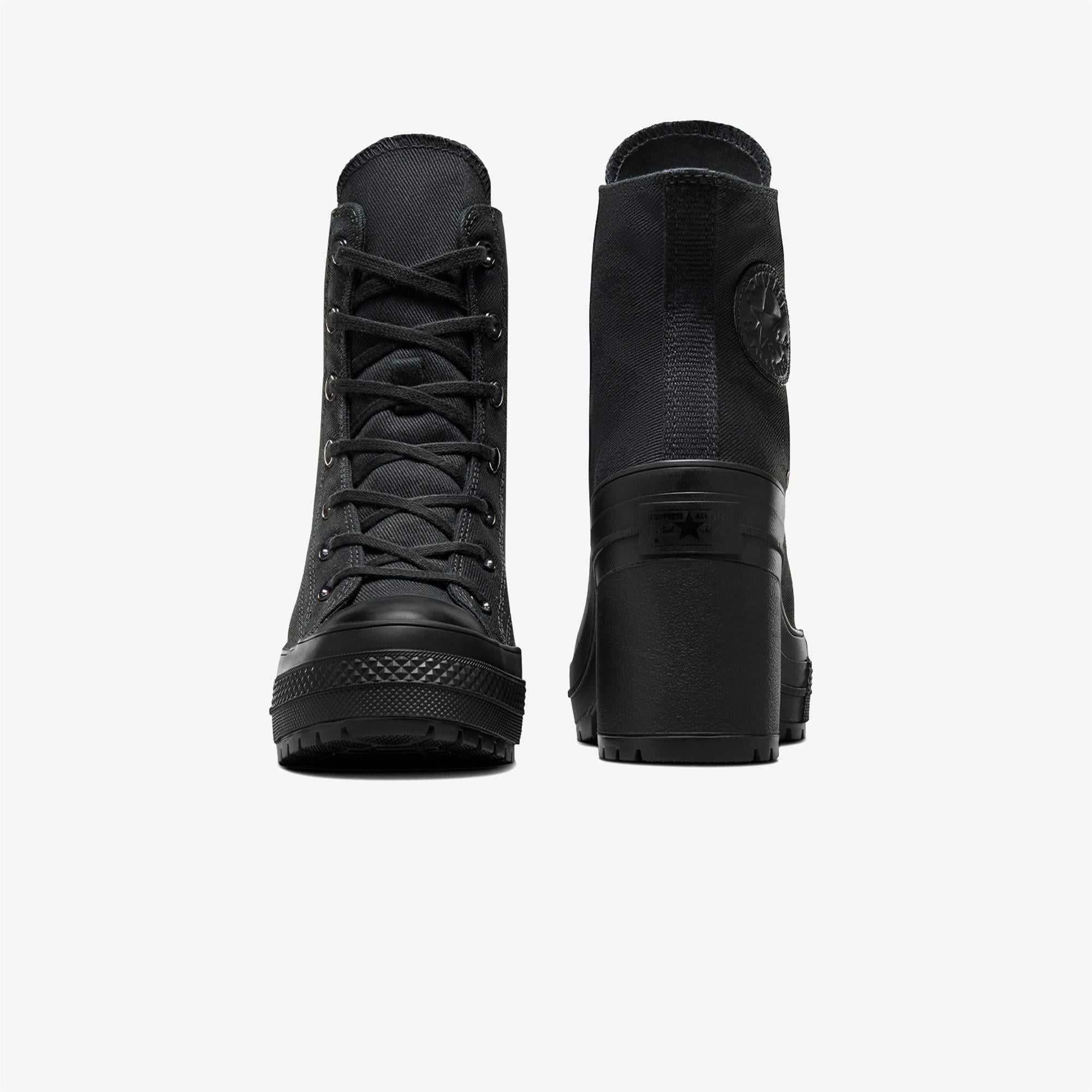 Converse Chuck 70 De Luxe Heel Unisex Siyah Platform Sneaker