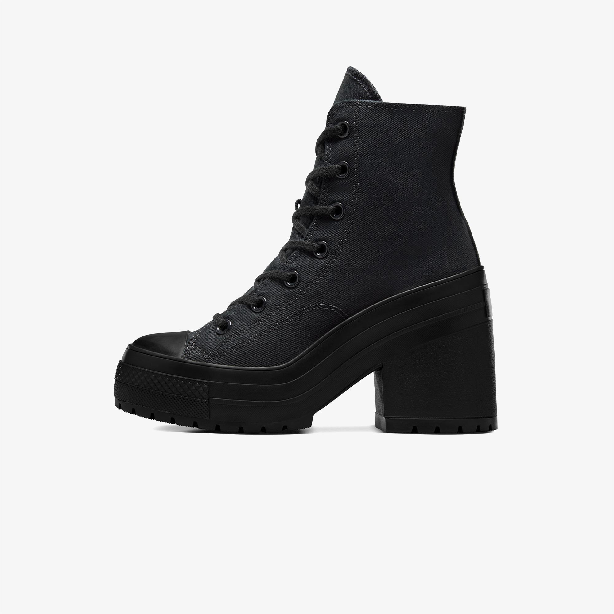 Converse Chuck 70 De Luxe Heel Unisex Siyah Platform Sneaker