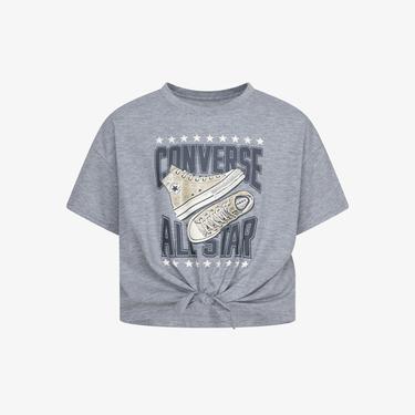  Converse Tıe Front Çocuk Gri T-Shirt