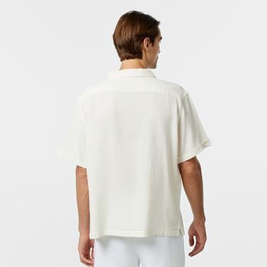  UNITED4 Oversize Erkek Krem Gömlek