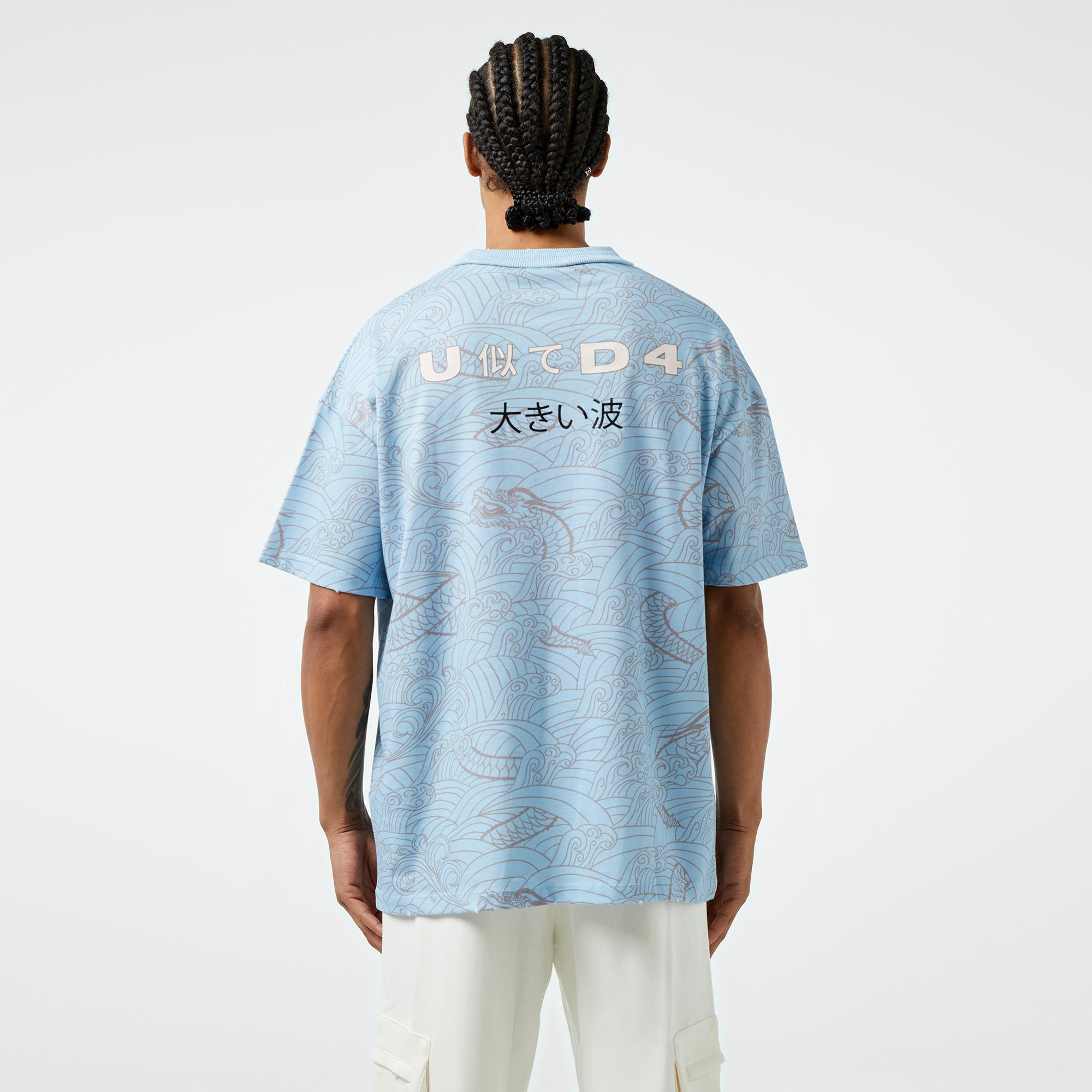 United Classic Erkek Mavi T-Shirt