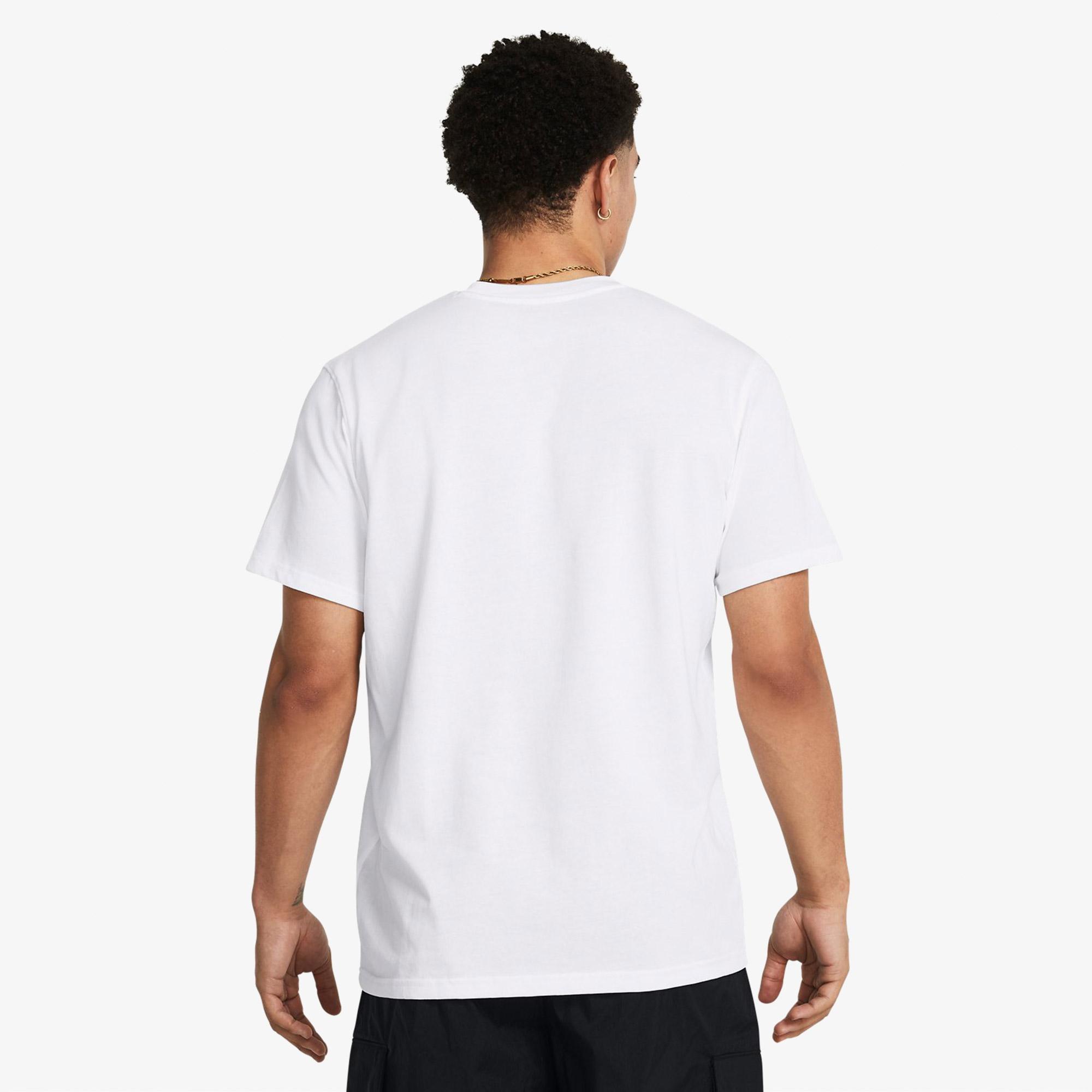 Under Armour Hw Armour Label Ss Erkek Beyaz T-Shirt