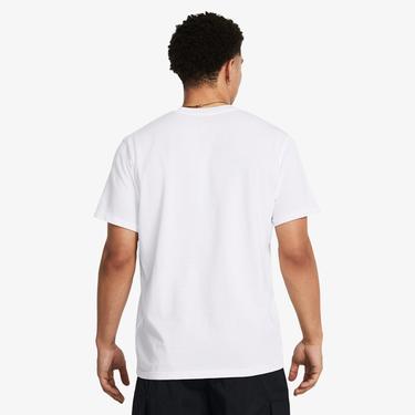  Under Armour Hw Armour Label Ss Erkek Beyaz T-Shirt