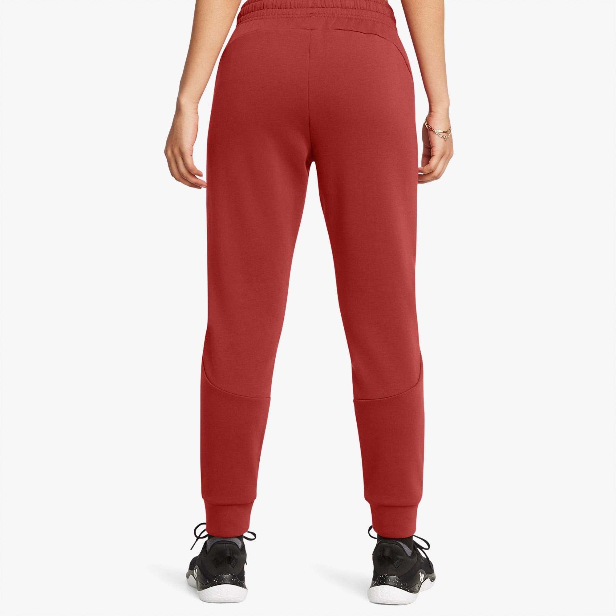 Under Armour Unstoppable Flc Jogger Kadın Turuncu Eşofman Altı