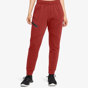  Under Armour Unstoppable Flc Jogger Kadın Turuncu Eşofman Altı