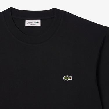  Lacoste Erkek Classic Fit Bisiklet Yaka Siyah T-Shirt