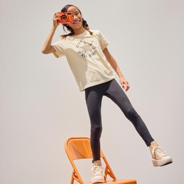  Converse Çocuk Bej T-Shirt
