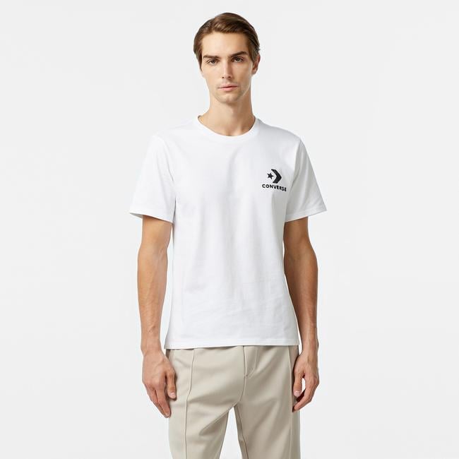  Converse Erkek Baskılı Beyaz T-Shirt
